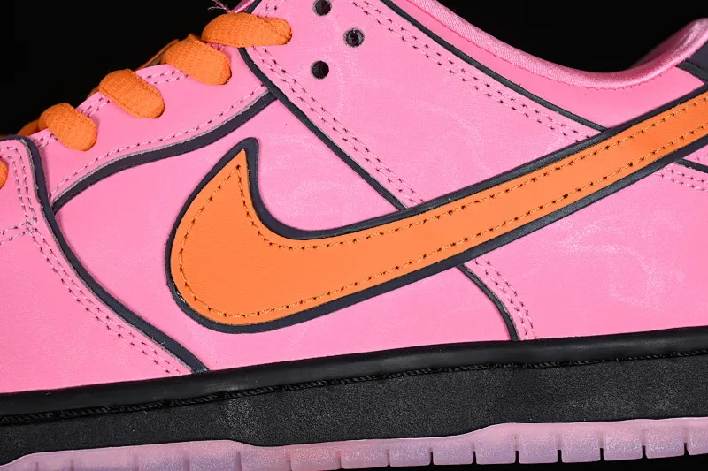 All Categories Nk SB Dunk Series Nk SB Dunk Low Low-top sneakers F version The Powerpuff Girls x Nk SB Dunk Low Powerpuff Girls joint model Low-top casual sneakers FD2631-600